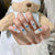 12 Sizes-24 Pcs Press On Nails JP1056