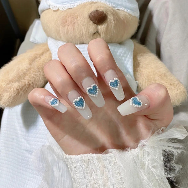 12 Sizes-24 Pcs Press On Nails JP1056