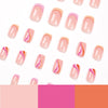 12 Sizes-24 Pcs Press On Nails JP1809