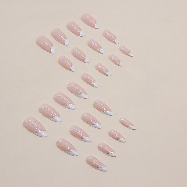 12 Sizes-24 Pcs Press On Nails W598