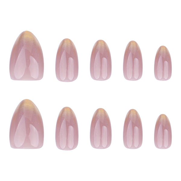 15 Sizes-30 Pcs Press On Nails GD31