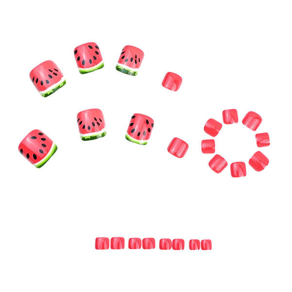 12 Sizes-24 Pcs Press On Nails Y1080