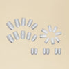 12 Sizes-24 Pcs Press On Nails Y029