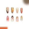 12 Sizes-24 Pcs Press On Nails C1448