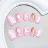 12 Sizes-24 Pcs Press On Nails W2035