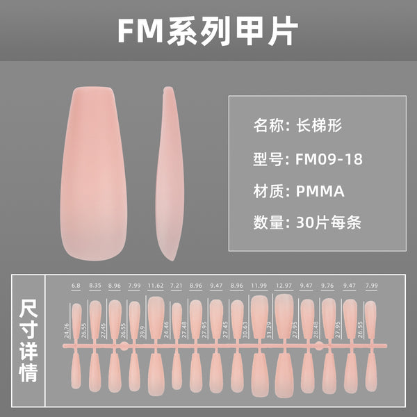 15 Sizes-30 Pcs Press On Nails FM09-01