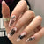 12 Sizes-24 Pcs Press On Nails JP1586