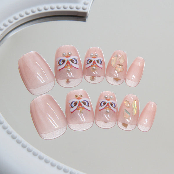 12 Sizes-24 Pcs Press On Nails MY031