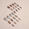 12 Sizes-24 Pcs Press On Nails R810