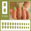 12 Sizes-24 Pcs Press On Nails C1765