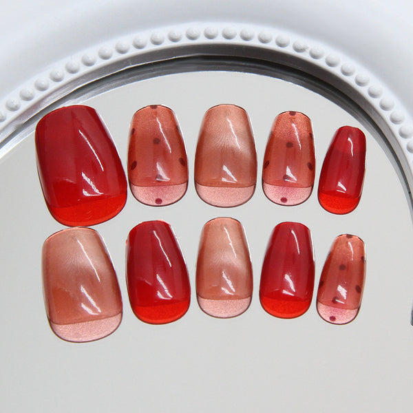 12 Sizes-24 Pcs Press On Nails MY125