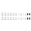 12 Sizes-24 Pcs Press On Nails W444