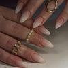 12 Sizes-24 Pcs Press On Nails JP3531