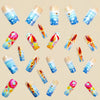 12 Sizes-24 Pcs Press On Nails Y766