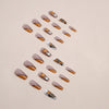 12 Sizes-24 Pcs Press On Nails W1246