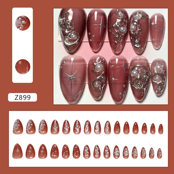 30 Pcs Press On Nails Z899