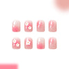 12 Sizes-24 Pcs Press On Nails C1184