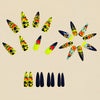 12 Sizes-24 Pcs Press On Nails Y557