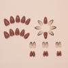 12 Sizes-24 Pcs Press On Nails W1647