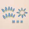 12 Sizes-24 Pcs Press On Nails W1817