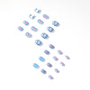 12 Sizes-24 Pcs Press On Nails JP1376