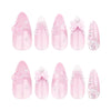 12 Sizes-24 Pcs Press On Nails JP3645