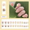 12 Sizes-24 Pcs Press On Nails R751