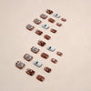 12 Sizes-24 Pcs Press On Nails R822