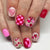 12 Sizes-24 Pcs Press On Nails Y1012