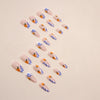12 Sizes-24 Pcs Press On Nails W1323
