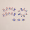 12 Sizes-24 Pcs Press On Nails W1247