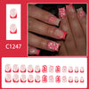 12 Sizes-24 Pcs Press On Nails C1247