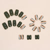 12 Sizes-24 Pcs Press On Nails W885