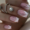 12 Sizes-24 Pcs Press On Nails W499