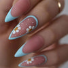 12 Sizes-24 Pcs Press On Nails W490