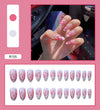 12 Sizes-24 Pcs Press On Nails R121