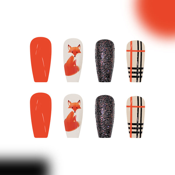 12 Sizes-24 Pcs Press On Nails C759