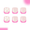 12 Sizes-24 Pcs Press On Nails C1018