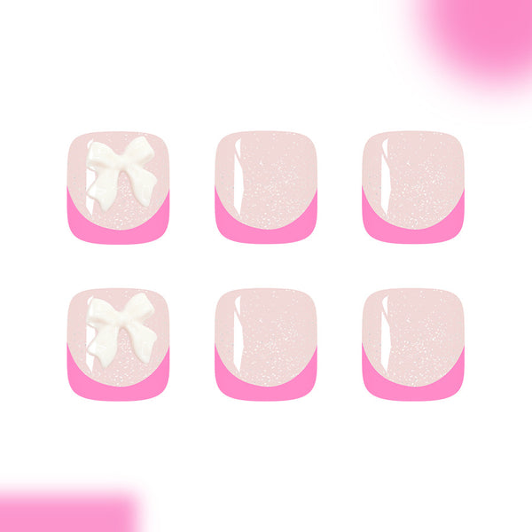 12 Sizes-24 Pcs Press On Nails C1018