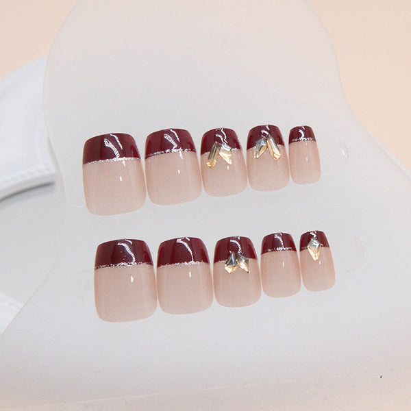 12 Sizes-24 Pcs Press On Nails Z839