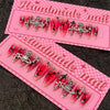 12 Sizes-24 Pcs Press On Nails SP171