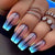 12 Sizes-24 Pcs Press On Nails Y952