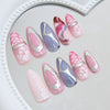 12 Sizes-24 Pcs Press On Nails W2034
