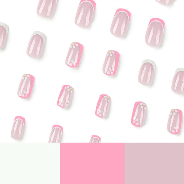 12 Sizes-24 Pcs Press On Nails JP2541