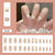 12 Sizes-24 Pcs Press On Nails R940