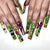 12 Sizes-24 Pcs Press On Nails Y207