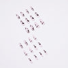 12 Sizes-24 Pcs Press On Nails JP1425