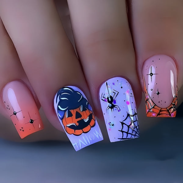 12 Sizes-24 Pcs Press On Nails Y157