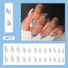 12 Sizes-24 Pcs Press On Nails W137