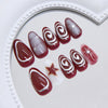 12 Sizes-24 Pcs Press On Nails W2000